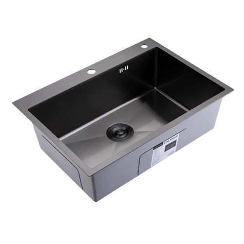 Кухонная мойка Splenka S703.7050.09 70х50 цвет серый поверхность матовая