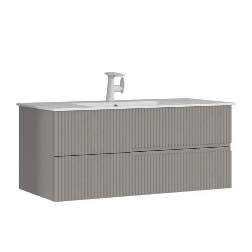 Тумба с раковиной Orka Moonlight 5001508 120х50 подвесная цвет бежевый