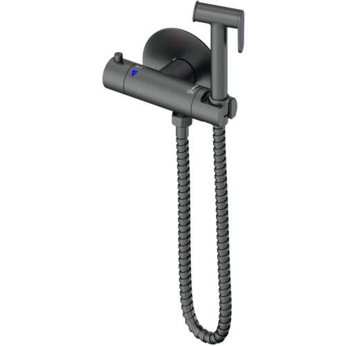 Гигиенический душ со смесителем Wonzon & Woghand WW-88819902-BGM серый с термостатом