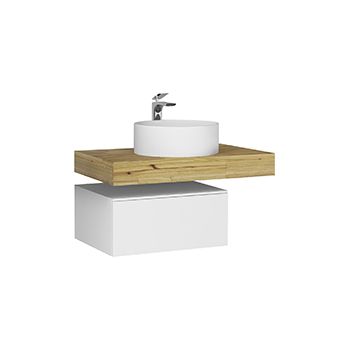 Столешница Jorno MODULARE Mdlr.06.80/W/JR 80х50 подвесная цвет бежевый - фото 2