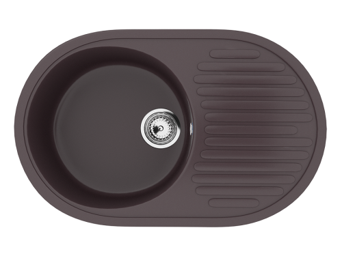 Кухонная мойка Ulgran Classic U-107-345 75х45 цвет коричневый