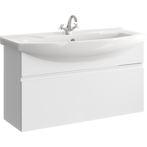 Тумба под раковину Aqwella Y ROD01101 100х30 подвесная цвет белый