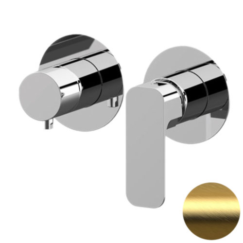 Смеситель для душа Daniel Tiara TA625DP встраиваемый в стену золото