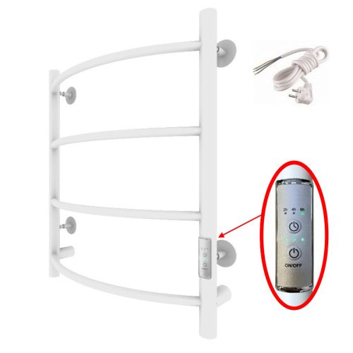 Полотенцесушитель электрический Тругор Пэк сп Пэксп5/6050белыйВГП 55х60 белый