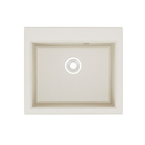 Кухонная мойка Aquaton 1A733032LW240 60х50 цвет белый поверхность матовая