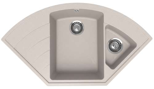 Кухонная мойка Ulgran Quartz Marta 1000-10 100х55 цвет бежевый