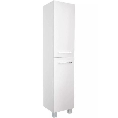 Шкаф-пенал 1MarKa Соната У27984 40х200 напольный цвет белый