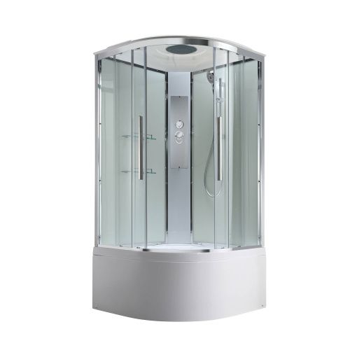 Душевая кабина AvaCan EM EM5011T 110х110 четверть круга с крышей ориентация универсальная