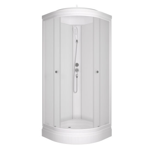 Душевая кабина Тритон Вельвет Щ0000064622 80х80 четверть круга с крышей ориентация универсальная