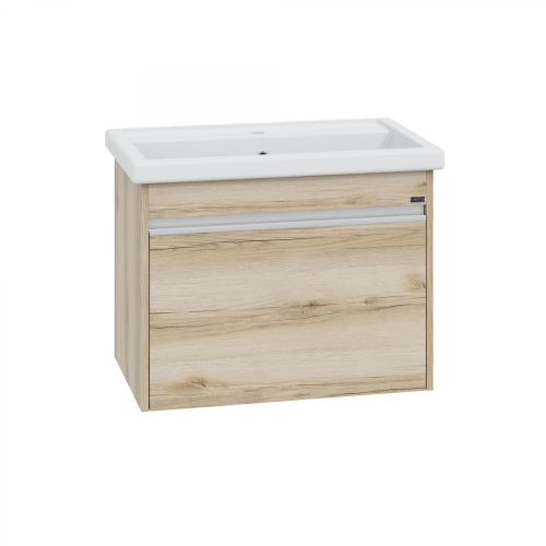 Тумба под раковину СанТа Уран 700387 70х40 подвесная цвет коричневый