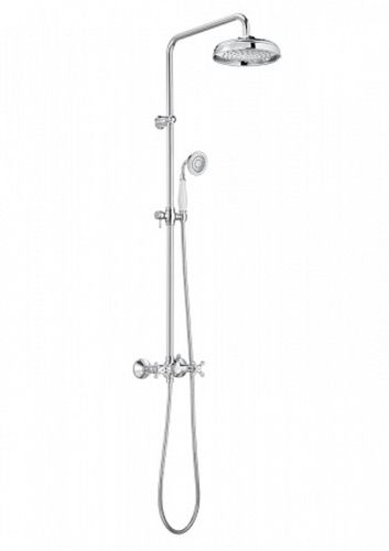 Душевая стойка Roca Carmen 7.5A97.4.BC0.0 настенная цвет хром