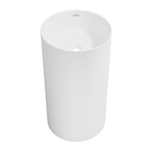 Раковина акриловая Wellsee Chalice Perfection 230612000 45х45 напольная цвет белый матовый без отверстий под смеситель