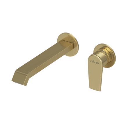 Смеситель для раковины Cezares NAUTIC NAUTIC-BLI2-SR настенный золото