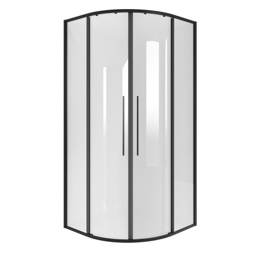 Душевой уголок Niagara Nova NG-6826-34BLACK 90х90 стекло прозрачное профиль черный без поддона
