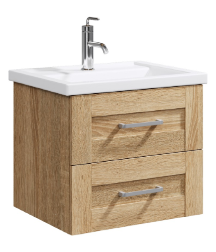 Тумба под раковину Aqwella Y FOS01072DS 70х50 подвесная цвет коричневый