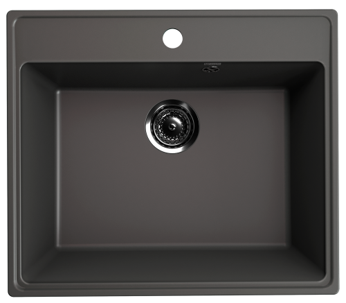 Кухонная мойка Ulgran Quartz Forte 580-09 60х50 цвет серый