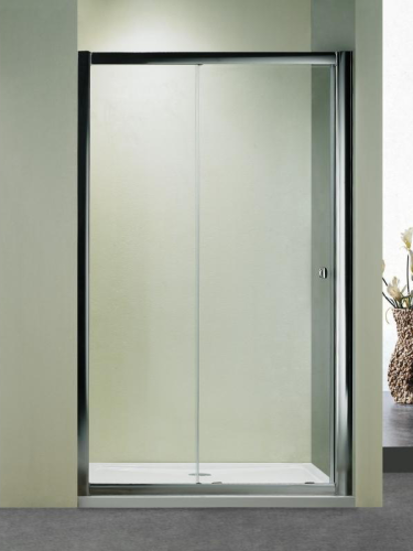 Душевая дверь WeltWasser WW200 10000001234 120х140 стекло прозрачное профиль хром