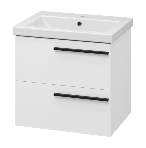 Тумба под раковину Misty Ненси П-Нен-09060-012Я 60х50 подвесная цвет белый