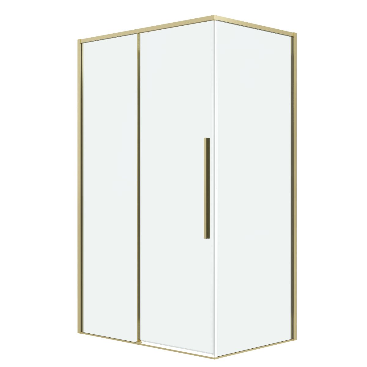 Душевой уголок Grossman Galaxy 120.K33.01.1110.32.00 110х100 стекло прозрачное профиль золото без поддона
