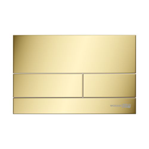 Клавиша смыва механическая Wasserkraft PG04 цвет золото