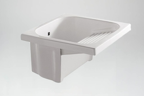 Раковина из сантехнического фарфора Galassia Osiride 2003 60х60 накладная цвет белый 1 отверстие под смеситель