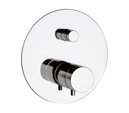 Смеситель для душа Remer Elegance NT09 встраиваемый в стену хром с термостатом