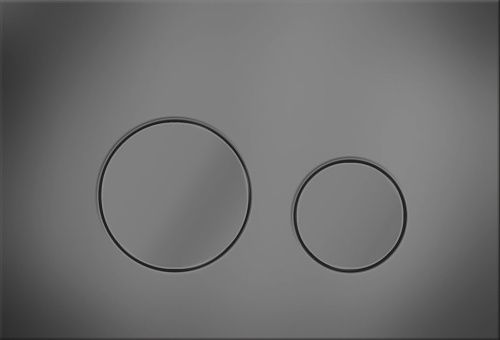 Клавиша смыва механическая KK POL M11 SPP/112/WS/K цвет оружейная сталь