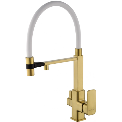 Смеситель для кухни Wonzon & Woghand WW-88458012-BG（MW) на мойку золото