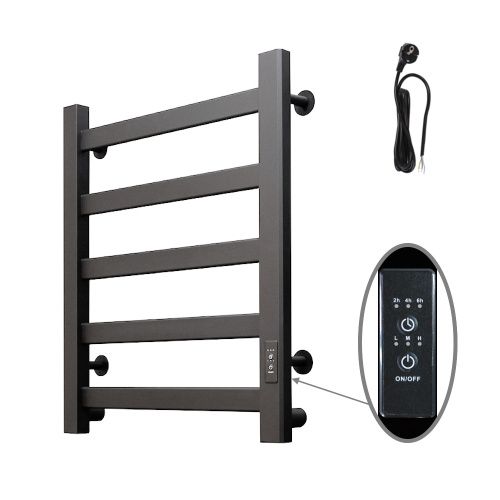 Полотенцесушитель электрический Тругор Диана Пэк сп Al ПэкДиана1/6040Alчерн 40х60 черный