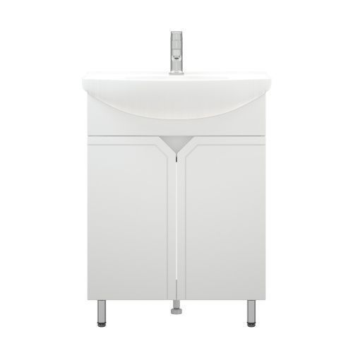 Тумба под раковину Corozo Сириус SD-00001438 60х30 напольная цвет белый