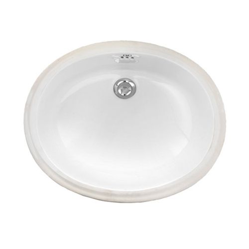 Раковина керамическая Devon Devon Over and under counter basins 2RALS50 50х40 встраиваемая цвет белый без отверстий под смеситель