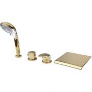 Смеситель RavSlezak D474.5PZ на борт ванны золото