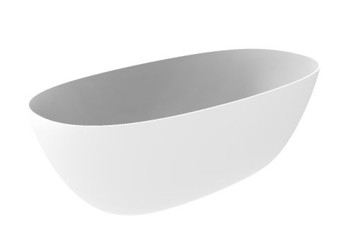 Ванна из искусственного камня Timo SATU SATU1750 175х80 отдельностоящая овальная