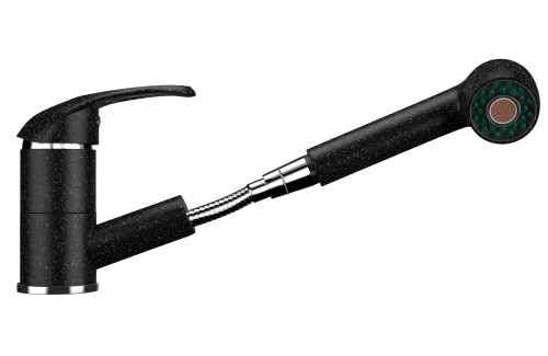 Смеситель для кухни Ulgran Classic U-002-308 на мойку черный