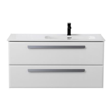 Тумба под раковину Cezares ECO-CER ECO-CER-N-1000-2C-SO-BL-R 100х50 подвесная цвет белый