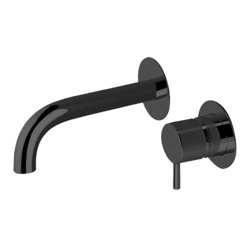 Смеситель для раковины Cisal Nuova Less LN00551D40 встраиваемый в стену черный