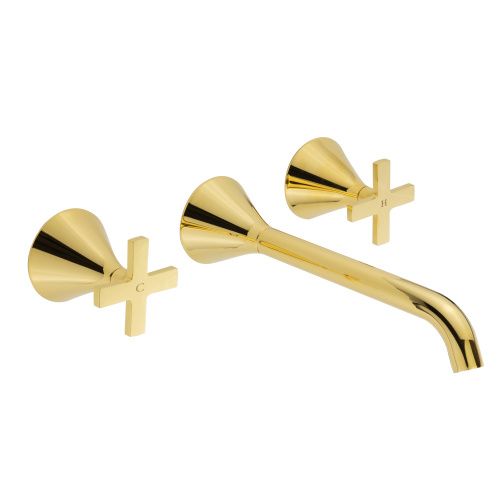 Смеситель для раковины Migliore SIRIUS 28167 встраиваемый в стену золото