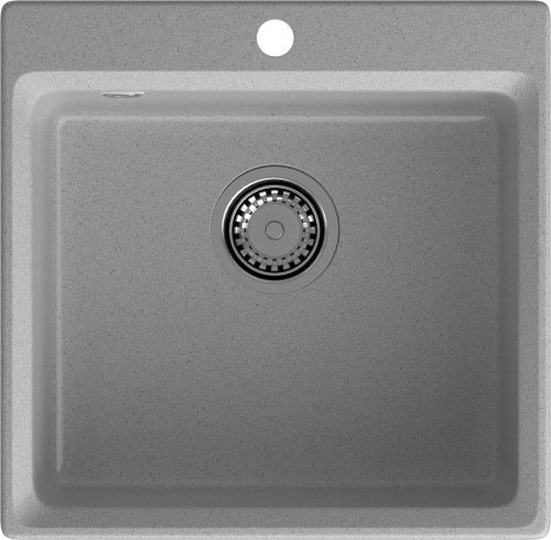 Кухонная мойка Granfest Level LV-510 серый 50х50 цвет серый поверхность матовая