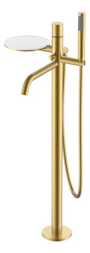 Смеситель Boheme Stick 129-MG напольный золото