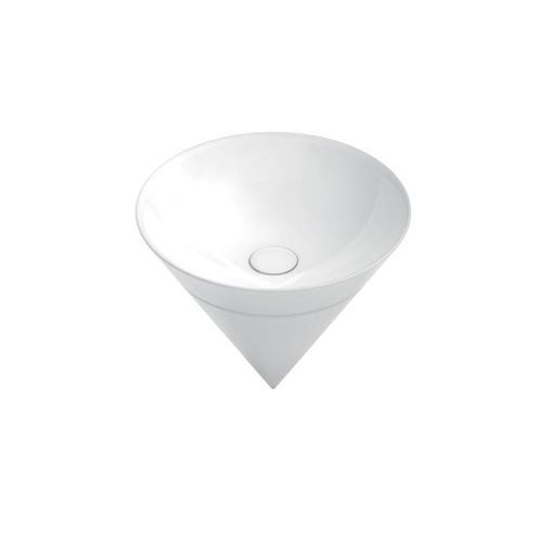 Раковина керамическая Kerama Marazzi CONO CO.wbi.44 40х40 встраиваемая цвет белый без отверстий под смеситель