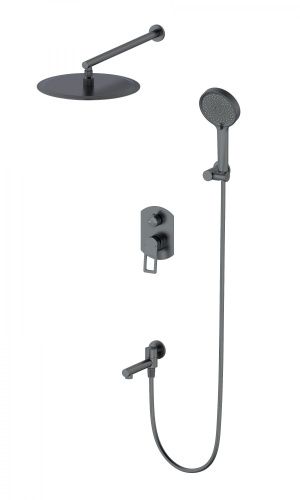 Душевая система Wonzon & Woghand Frame WW-88939010-BGM встраиваемая в стену цвет серый