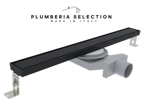 Душевой лоток Plumberia Selection PSL LINEAR PSL70NO 70х5 черный