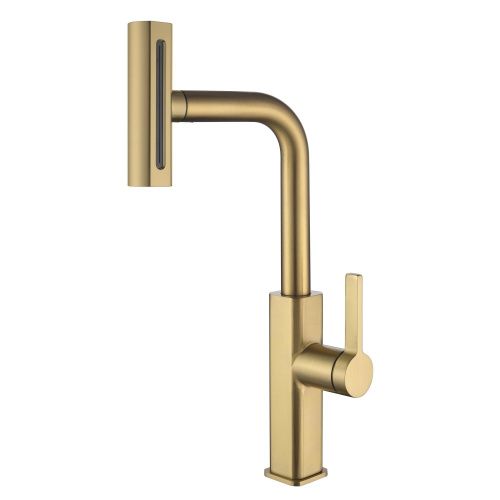 Смеситель для кухни Fmark FS8266C на мойку золото