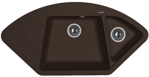 Кухонная мойка Florentina Веста 20.285.E1005.206 100х50 цвет коричневый поверхность матовая