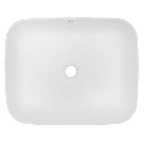 Раковина керамическая Creo Ceramique PUIMA PU4200MRMWH 50 см накладная цвет белый