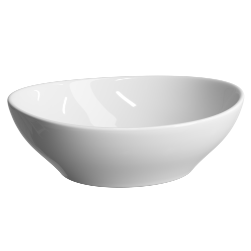 Раковина из сантехнического фарфора Ceramica Nova ELEMENT CN6016 40х30 накладная цвет белый без отверстий под смеситель