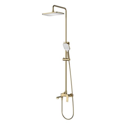 Душевая стойка Splenka S31.24.03 настенная цвет золото