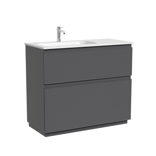 Тумба под раковину Sancos FOLK Floor FL100FLGS 100х40 напольная цвет серый