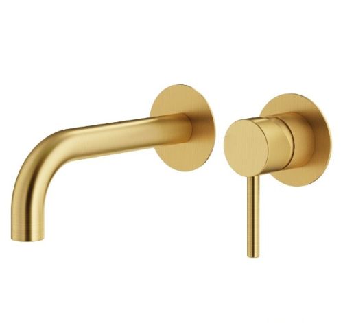 Смеситель для раковины Plumberia Selection Ixo KITXO1135OB210 встраиваемый в стену золото