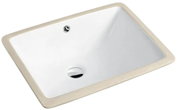 Раковина керамическая Gid Integrado 71148 50х40 встраиваемая цвет белый без отверстий под смеситель - фото 2